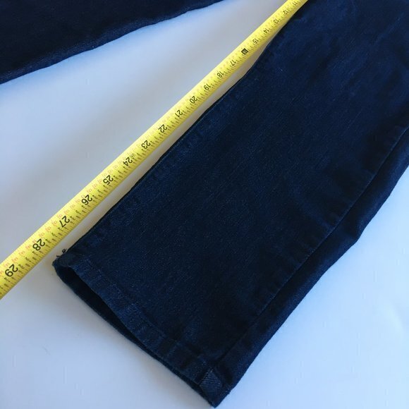 NYDJ Clarissa Ankle Pants in Dark Wash #M10M45T Womens Size 6 - Picture 7 of 8